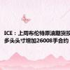 ICE：上周布伦特原油期货投机性净多头头寸增加26008手合约