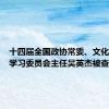 十四届全国政协常委、文化文史和学习委员会主任吴英杰被查