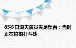 85岁甘道夫演员失足坠台：当时正在拍摄打斗戏