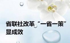 省联社改革“一省一策”显成效