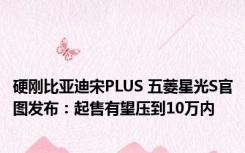 硬刚比亚迪宋PLUS 五菱星光S官图发布：起售有望压到10万内