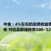 中金：4%左右的美债收益率可达均衡 对应美联储降息100~125BP