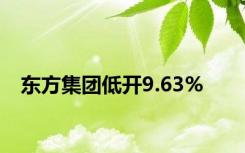 东方集团低开9.63%