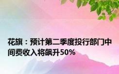 花旗：预计第二季度投行部门中间费收入将飙升50%