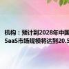 机构：预计到2028年中国HCM SaaS市场规模将达到20.5亿美元