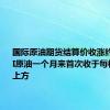 国际原油期货结算价收涨约2% WTI原油一个月来首次收于每桶80美元上方