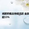 减肥药概念持续活跃 金凯生科涨超15%