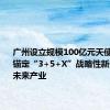 广州设立规模100亿元天使母基金，锚定“3+5+X”战略性新兴产业和未来产业