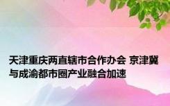 天津重庆两直辖市合作办会 京津冀与成渝都市圈产业融合加速