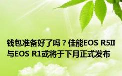 钱包准备好了吗？佳能EOS R5II与EOS R1或将于下月正式发布