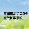 本田揭示了更多HRV的空气扩散系统