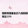 指数增强基金近八成超越基准 最高达13%