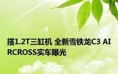 搭1.2T三缸机 全新雪铁龙C3 AIRCROSS实车曝光