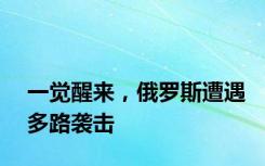 一觉醒来，俄罗斯遭遇多路袭击