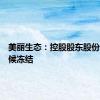 美丽生态：控股股东股份新增轮候冻结