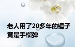 老人用了20多年的锤子竟是手榴弹