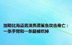 加勒比海盗男演员遭鲨鱼攻击身亡：一条手臂和一条腿被吃掉