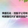 荣盛石化：控股子公司年产50万吨聚酯切片扩建项目投产