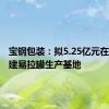 宝钢包装：拟5.25亿元在越南投建易拉罐生产基地