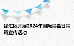 徐汇区开展2024年国际禁毒日禁毒宣传活动