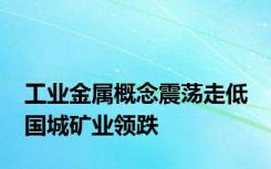 工业金属概念震荡走低 国城矿业领跌