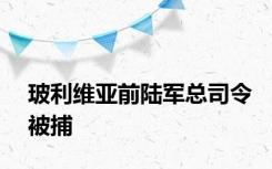 玻利维亚前陆军总司令被捕