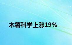 木薯科学上涨19%