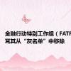 金融行动特别工作组（FATF）将土耳其从“灰名单”中移除