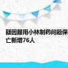 疑因服用小林制药问题保健品死亡新增76人