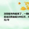 深圳楼市热起来了，一网红豪宅开盘当日揽金超100亿元，均价13万元/平