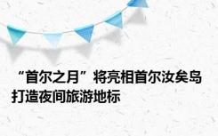 “首尔之月”将亮相首尔汝矣岛 打造夜间旅游地标