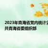 2023年青海省党内统计公报 中共青海省委组织部