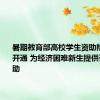 暑期教育部高校学生资助热线电话开通 为经济困难新生提供咨询与帮助