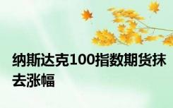 纳斯达克100指数期货抹去涨幅