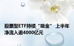 股票型ETF持续“吸金” 上半年净流入逾4000亿元