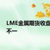 LME金属期货收盘涨跌不一