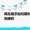 网友展示如何顺利给狗狗喂药