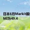 日本6月Markit服务业PMI为49.4