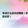 学点什么技术好赚钱（学点什么技术好）