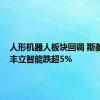 人形机器人板块回调 斯菱股份、丰立智能跌超5%