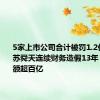 5家上市公司合计被罚1.2亿元，江苏舜天连续财务造假13年，涉案金额超百亿