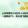 上半年预亏3.8亿元-4.6亿元，股价一度跌近7%，科大讯飞回应