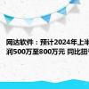 网达软件：预计2024年上半年净利润500万至800万元 同比扭亏为盈