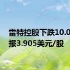 雷特控股下跌10.02%，报3.905美元/股