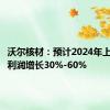 沃尔核材：预计2024年上半年净利润增长30%-60%