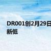 DR001创2月29日以来新低