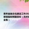 青年金融文化建设工作2020年的主要措施和预期目标（天桥梦电视剧全集）