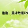 刚刚，重磅数据公布！