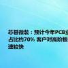 芯碁微装：预计今年PCB业务营收占比约70% 客户对高阶板的需求增速较快