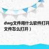 dwg文件用什么软件打开（img文件怎么打开）